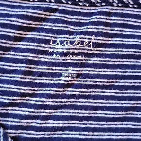 Maternity stripe blue and white tank top size S Isabel Maternity - Picture 2 of 7
